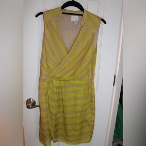 Greylin yellow work dress, size M